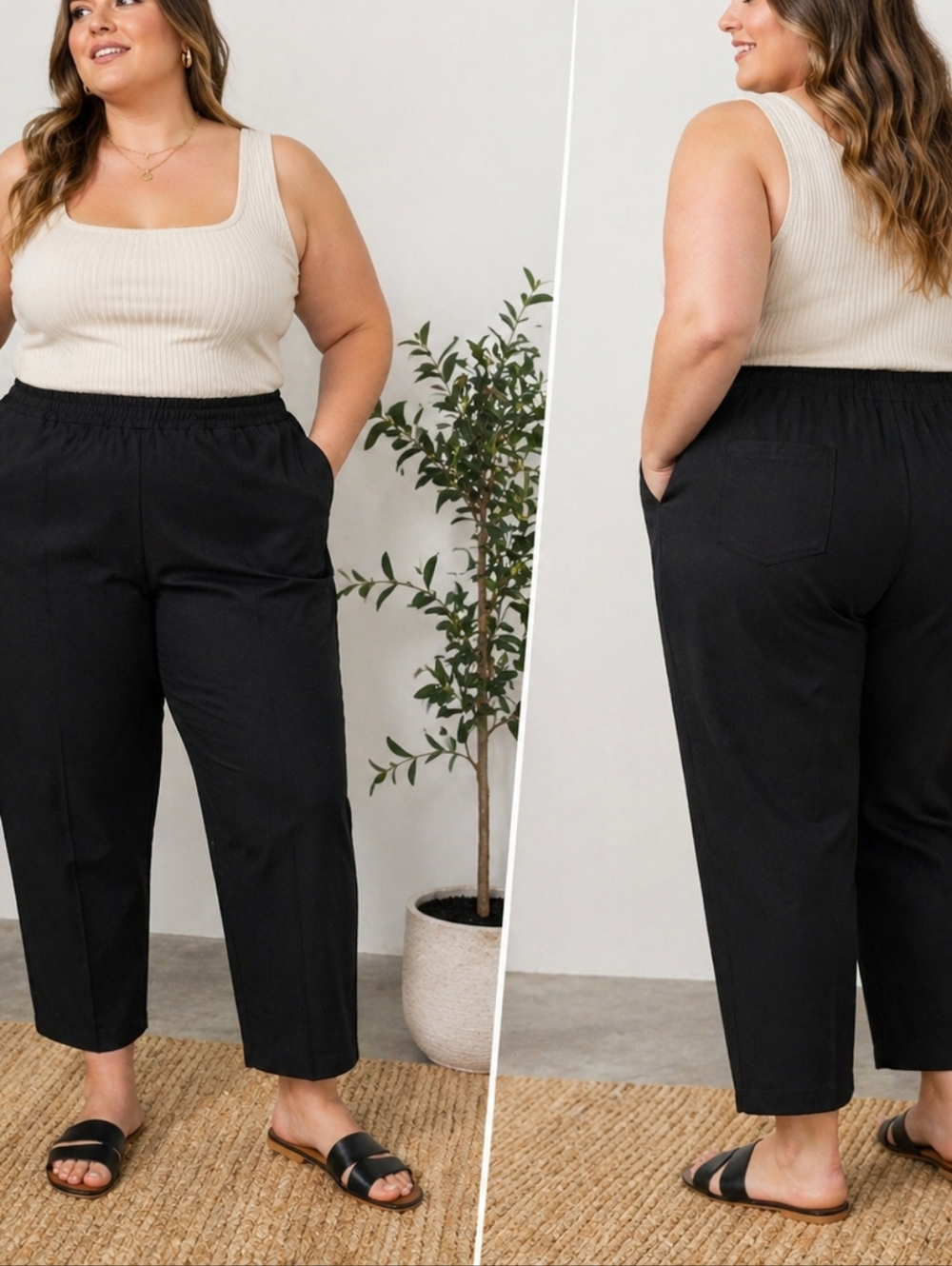 Lane Bryant Perfect Drape Straight Ankle Pants – Size 26W NEWElevate your ever